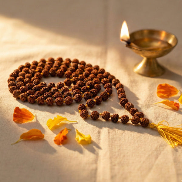 108+1 Beads Rudraksha Jaap Mala