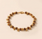 Gold Plated Floral Rudraksha Bracelet For Women
