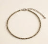 Raw Pyrite Anklet