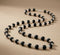 Silver Plated Karungali Mala - Natural Ebony Wood Beads Govt. Certified
