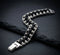 Silver Plated Karungali Modern Bracelet - Natural Ebony Wood